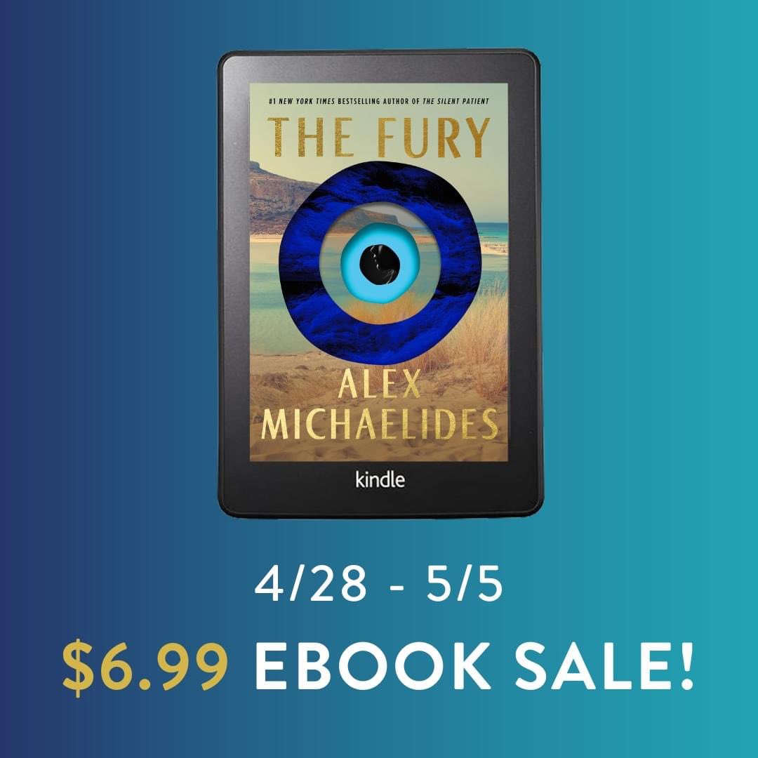 Great news. The ebook of The Fury is on sale this week for just $6.99. Go to the link to get this deal while it lasts. Thank you to everyone who has read and recommended it! celadonbooks.com/book/the-fury-…