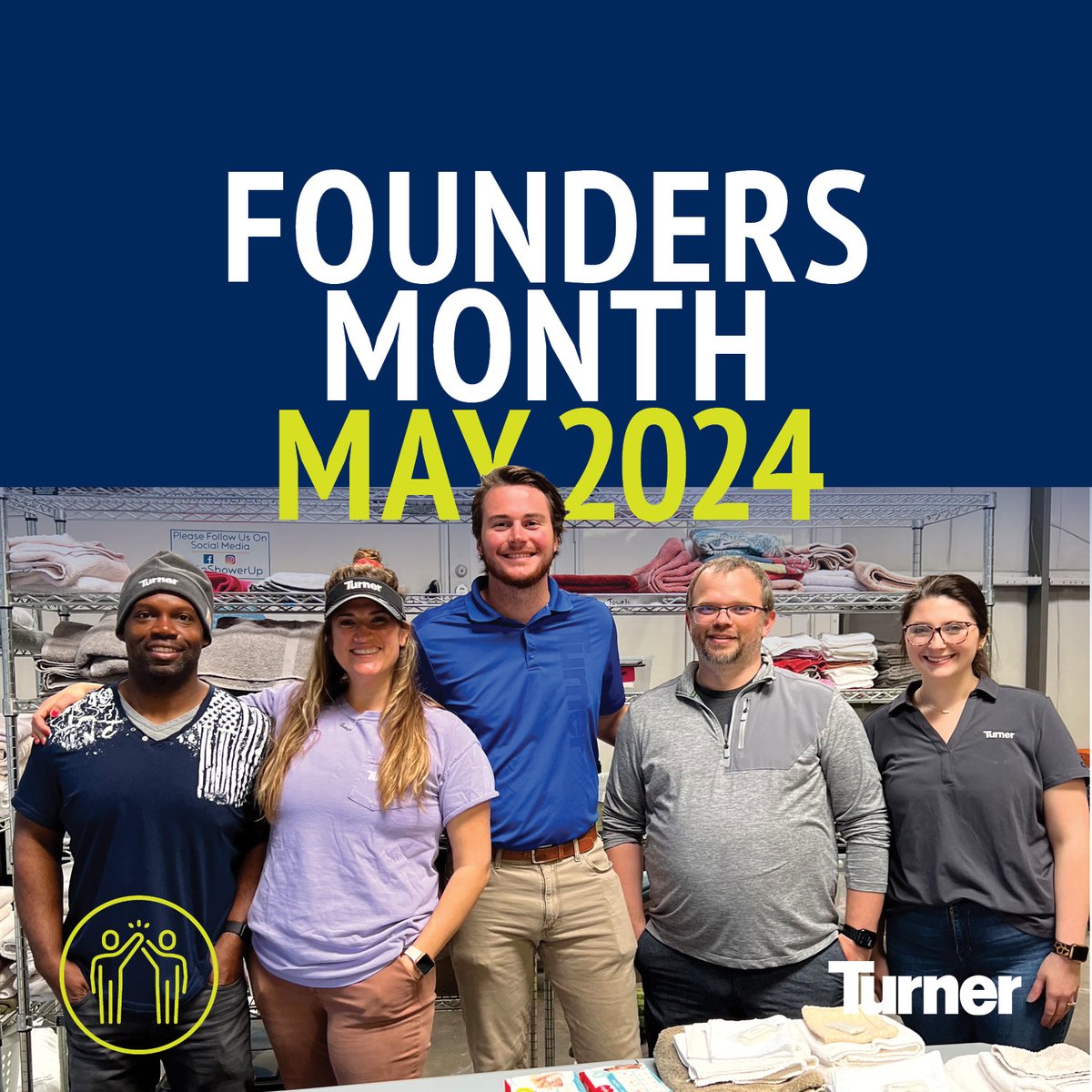 May marks the 122nd anniversary of Turner's founding. To commemorate Founders’ Month, we are educating, volunteering, and contributing to local organizations making a difference in our community! Follow along as we share our efforts throughout the month!