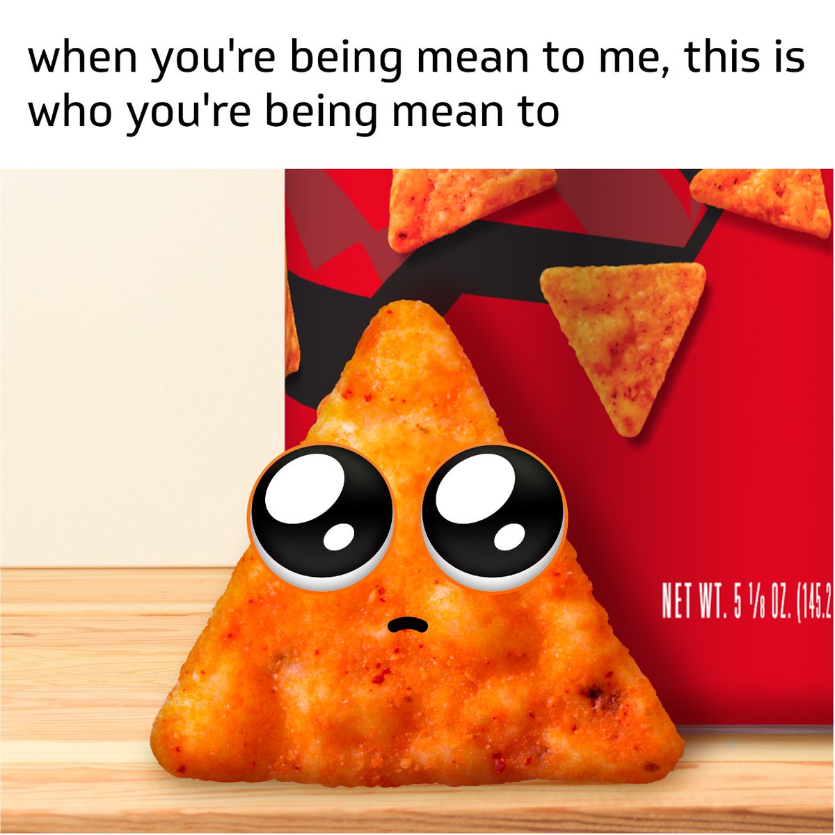 'I'm just a baby' - me the Doritos mini