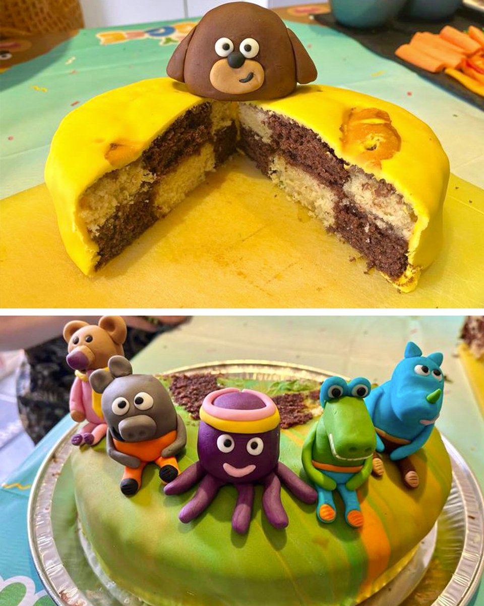 Hands up if your little Squirrel has a birthday in May! Birthdays are even more fun with Duggee and The Squirrels! Check out this cake-tastic masterpiece 🎂🎉💖 📸 waterbabies_sadie on Instagram #HeyDuggee #DuggeeBirthday #CuteBakes