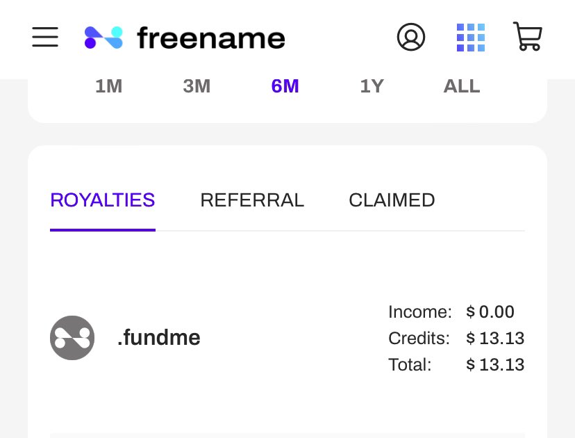 Just getting started but already earning. Every time a domain is registered on my TLD, I earn revenue! #FNRoyalties @freenameio