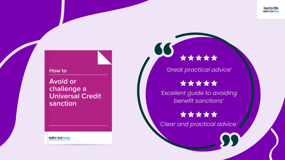 Did you know that 81% of #UniversalCredit #sanction appeals are won by the claimant? Our guide on how to avoid or challenge Universal Credit sanctions helps you to understand, navigate and overcome unfair sanctions. Read our guide and reviews here ↘️ shorturl.at/drNOR