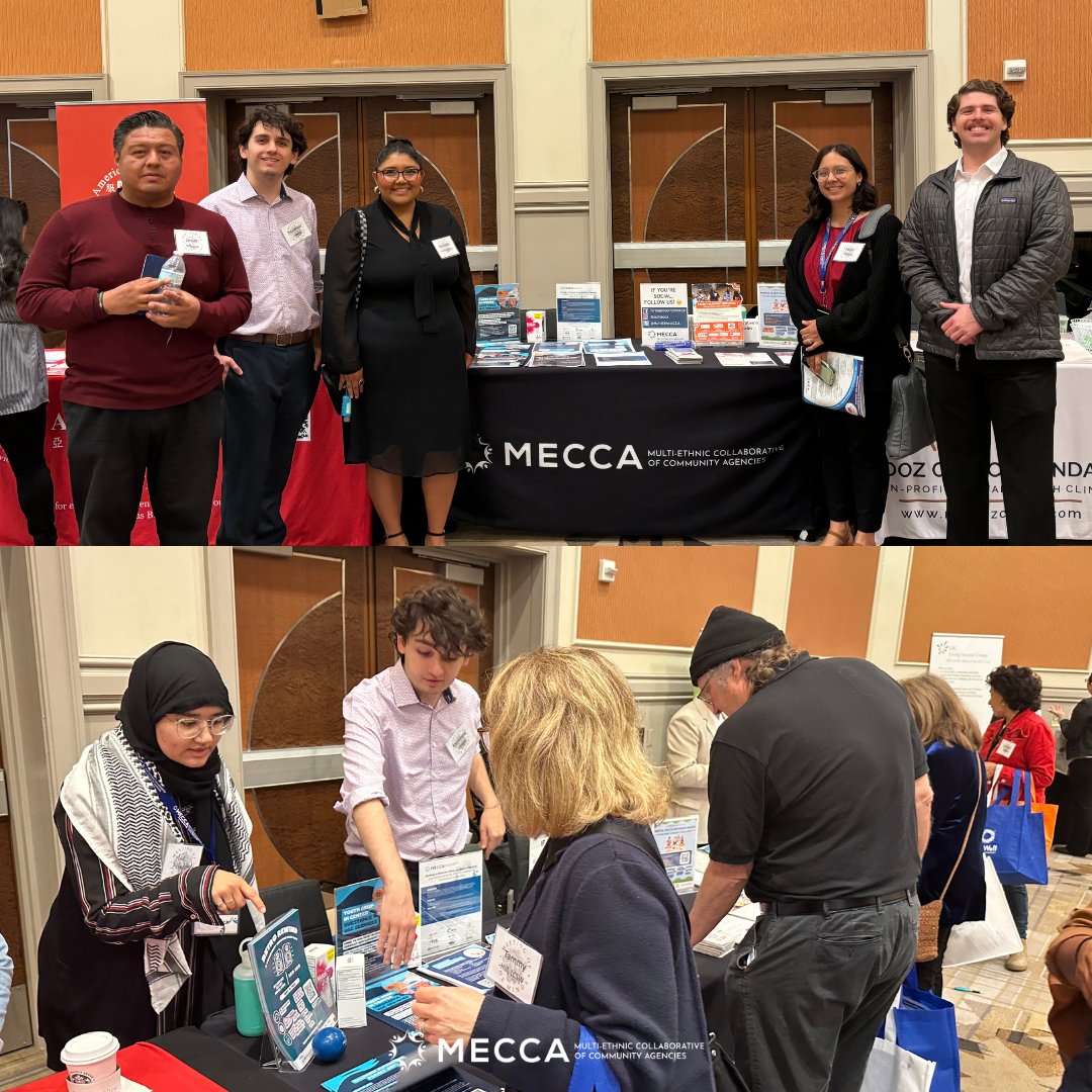 The MECCA team attended @mhaorangecty's Meeting of the Minds conference, Orange County's largest gathering of mental health providers and consumers. We gained great insight from the various seminars on services, mental health topics, and the broader provider environment. #ocmecca