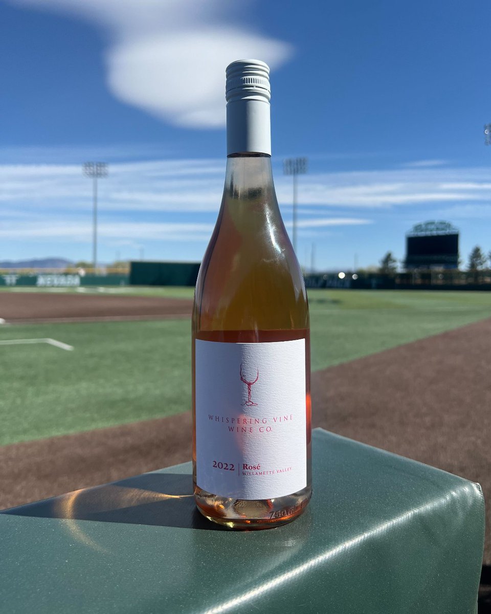 It doesn't get better than wine and @NevadaBaseball on a Wednesday 🍷 Come out to Peccole Park today as we take on Saint Mary's at 3:05 pm ⚾️ First 90 fans (21+ years old with ID) will get a bottle of rosé from Whispering Vine 👀 🎟️ | bit.ly/3y0bj54 #BattleBorn
