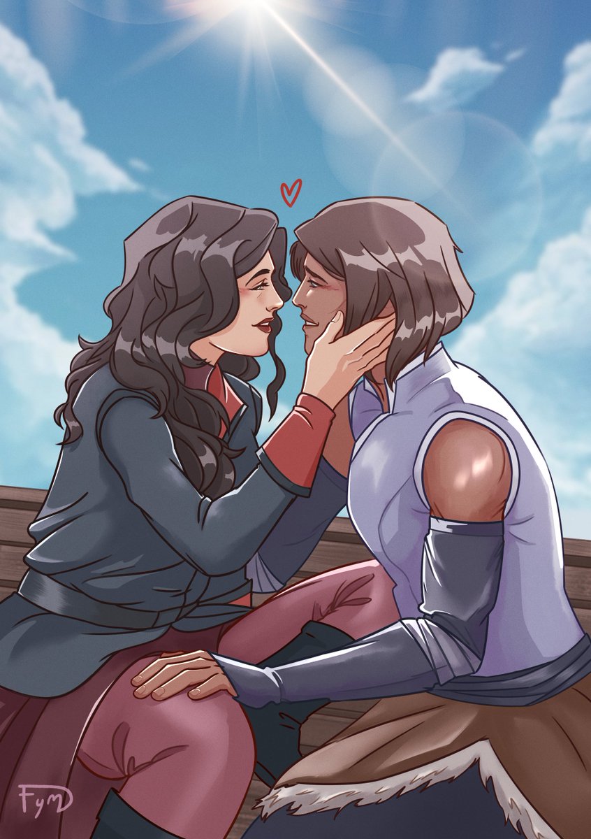 don't interrupt them, they are having a moment #korrasami