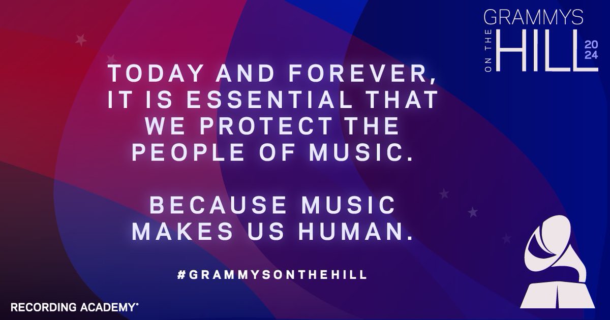 #GRAMMYsontheHill #SupportMusic #ProtectHumanCreativity
#recordingacademy