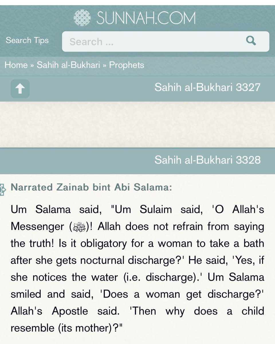 @Haqiqatjou  sconce from Quran. A child resembles mother because she is discharged in sex. Is this a religious book or a sex book? Why would a child resemble a woman if she is discharged in sex? Is there any sex without discharge?