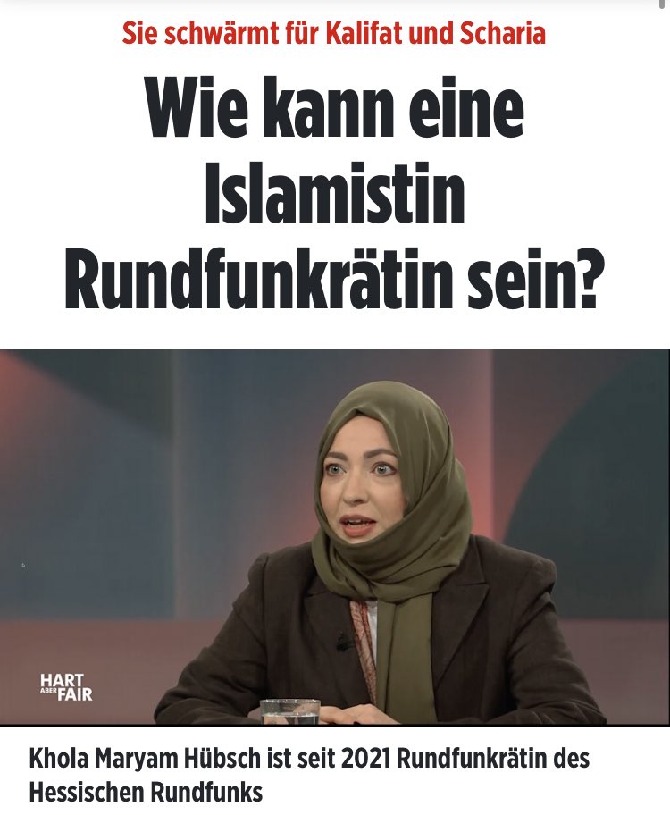 Ich werde es euch verraten 👇

2016 wurde auf Druck der GRÜNEN das Gesetz des Hessischen Rundfunks geändert, damit Vertreter der muslimischen Glaubensgemeinschaften in den Rundfunkrat entsendet werden können.