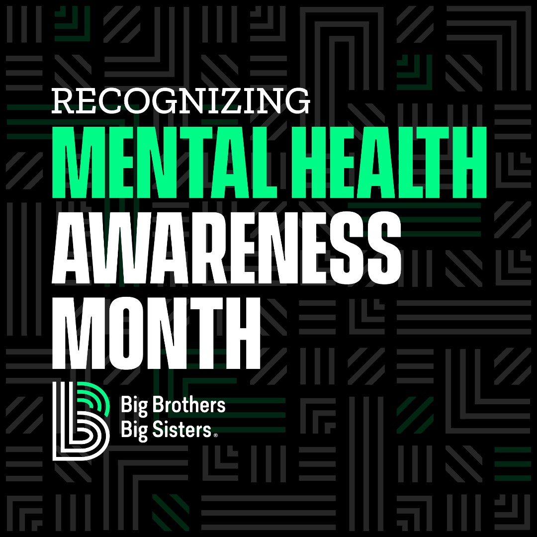 Did you know that mentorship can play a BIG role in promoting mental health + wellness? When young people have a trusted adult to turn to for support and guidance, they are more likely to feel confident, capable, and resilient: bebignow.org #MentalHealthAwarenessMonth