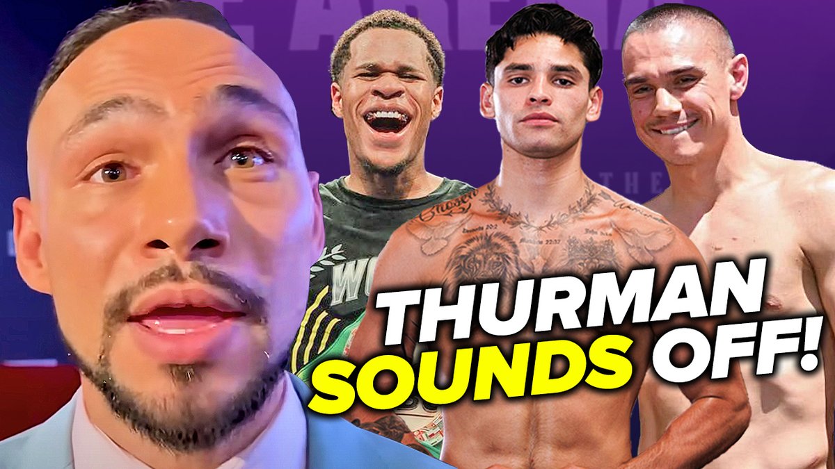 Keith Thurman speaks to @heyitsmarcosv IN-DEPTH on his injury, his return, Ryan Garcia, Devin Haney, Spence and James trainer split and MUCH MORE! Watch along live! - youtu.be/F6r9-2TWGfc?si…