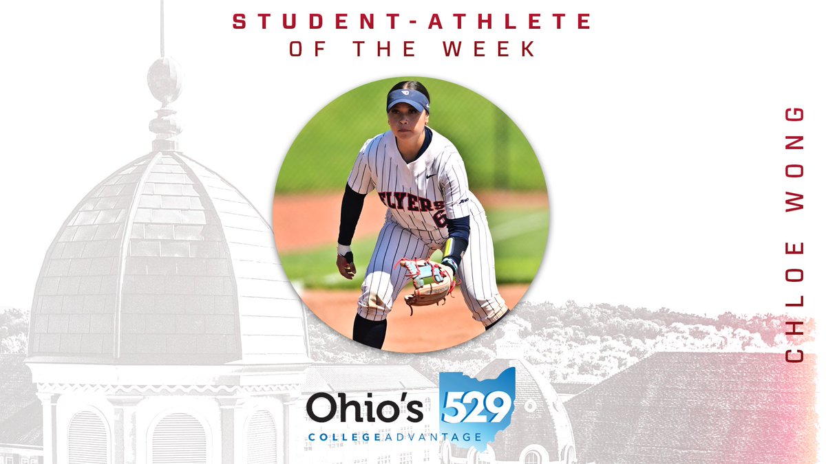 .@DaytonBaseball's Nick Wissman And @FlyerSoftball's Chloe Wong Chosen As @Ohio529Plan Student-Athletes Of The Week bit.ly/44lfUuF // #GoFlyers