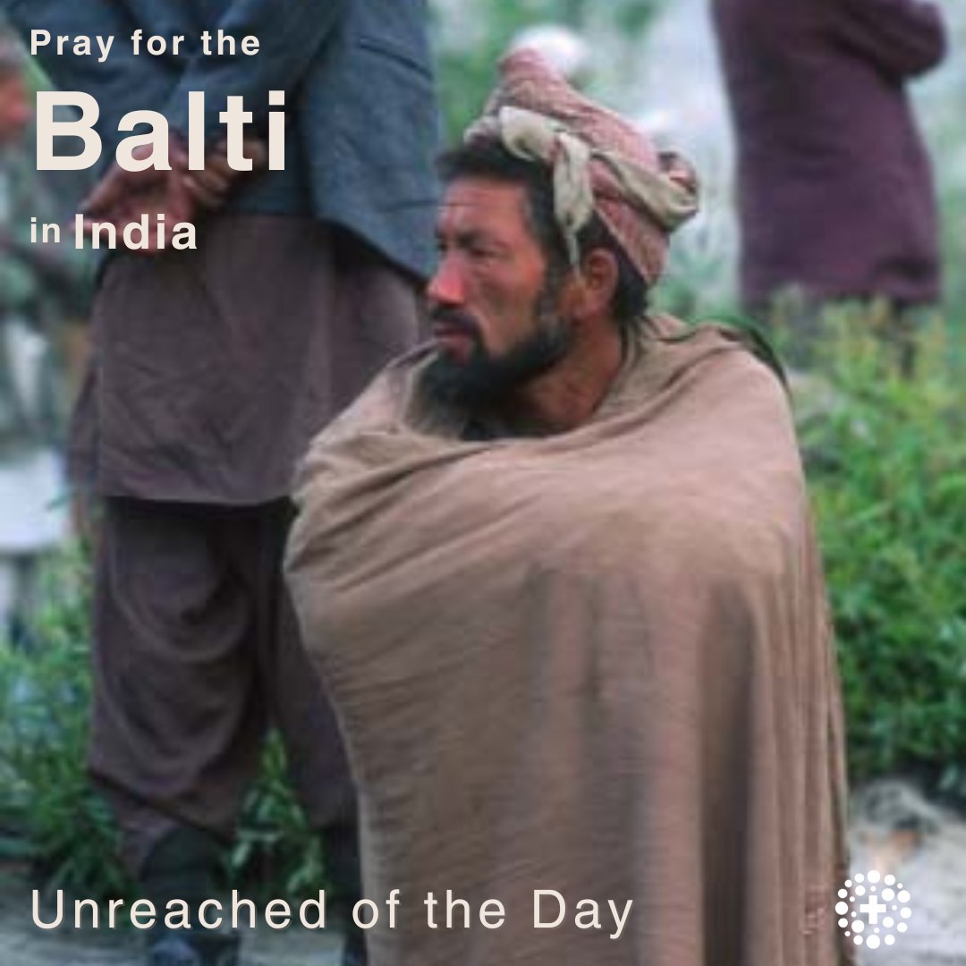 The Balti are Shia Muslims who have a connection with Buddhism. Such a religious mix does not endear them to the Sunni Muslims. #Balti #UnreachedOfTheDay #UPGs #RememberTheUnreached #unreached unreachedoftheday.org/prayer/en/05-01