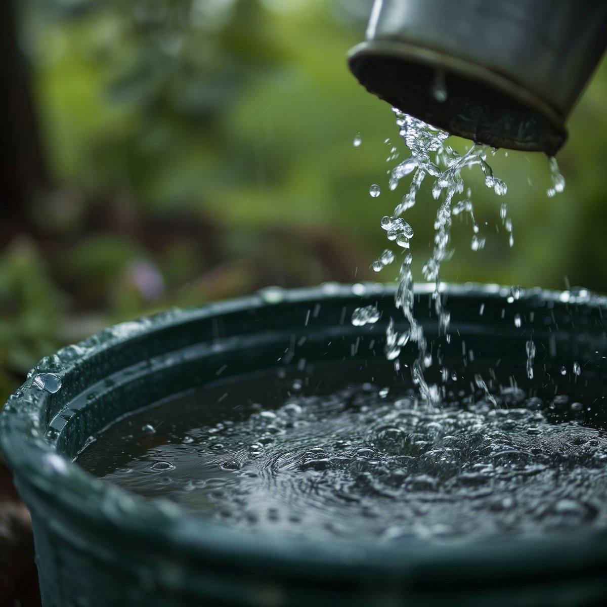 Fun fact: By collecting rainwater in a barrel or container, you can water your plants and garden without using tap water. It's a simple and cost-effective way to conserve water while nurturing your green spaces. #WaterConservation #RainwaterHarvesting