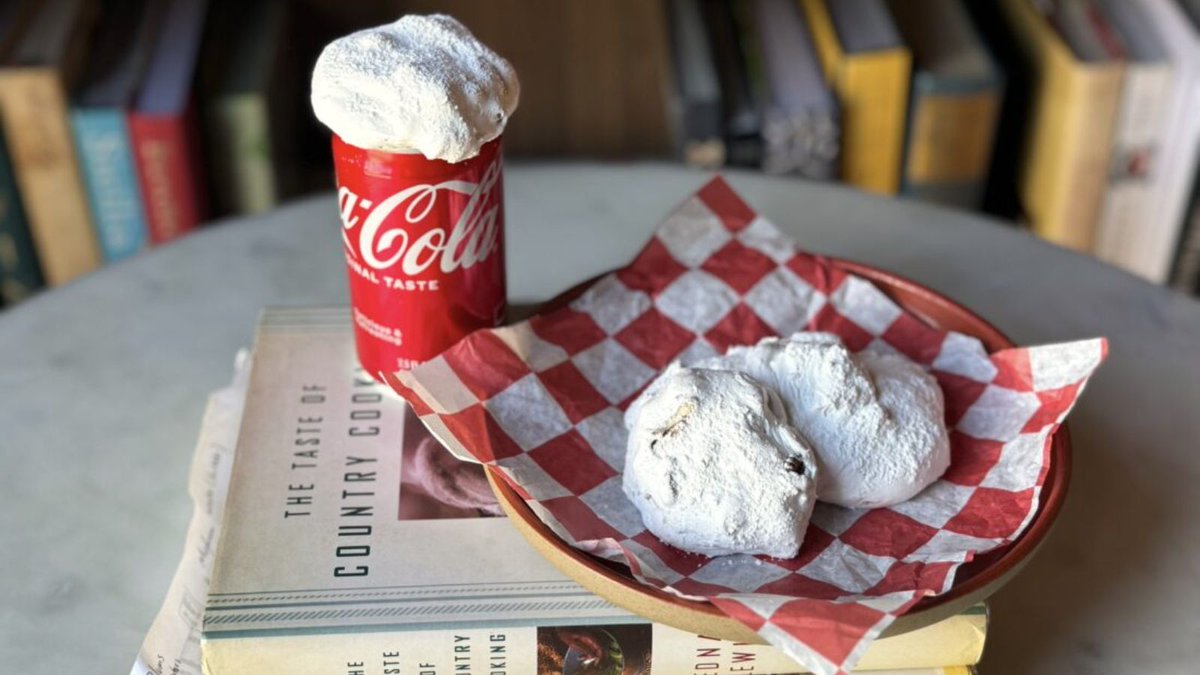 In chef Michael Hanna’s divinity candy Coke float, two Southern classics unite in one nostalgic treat. Get the recipe: ow.ly/BSaw50RtQAM