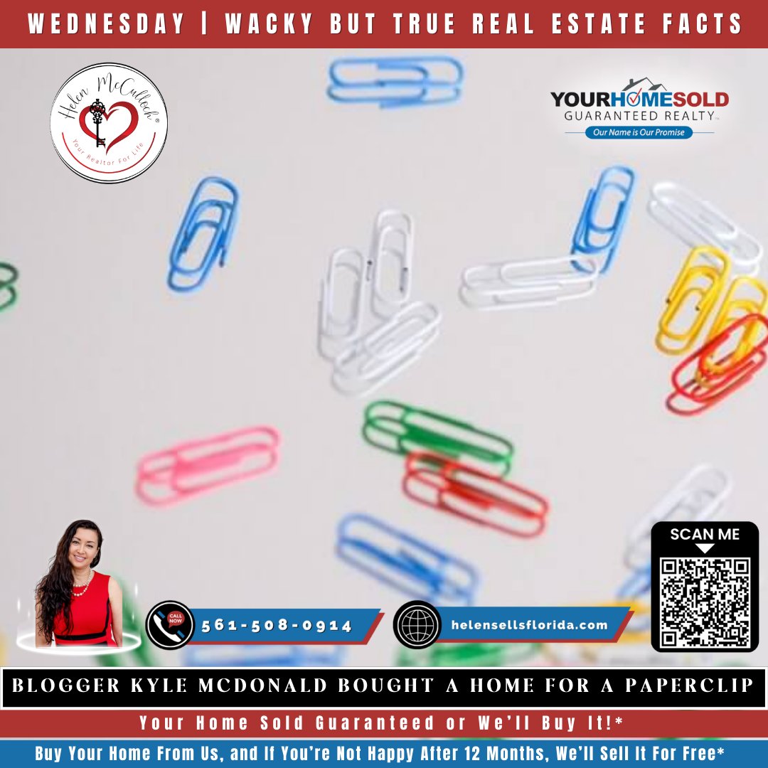 The Most Valuable Paperclip?!? 🖇️

Call 📞561-508-0914 or Click👉 bit.ly/3S9VQp7 for your real estate needs!

#wackywednesday #realestateagent #realestateinvestor #realestatesales #realestatebroker #realestateexpert #realestateinvesting #realestatetips