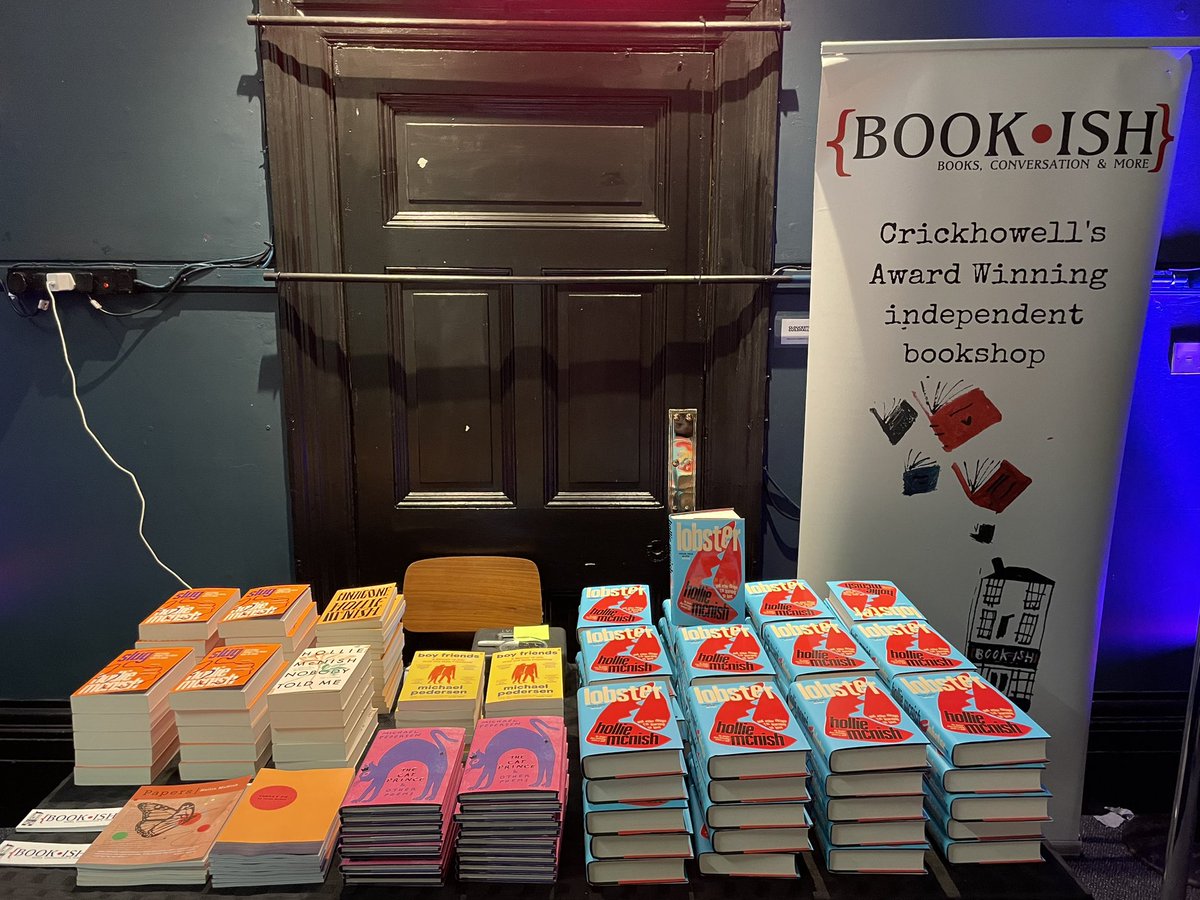 Tonight we are bookselling for the fabulous @holliepoetry & @ScribePedersen at @GlosGuildhall #whoop