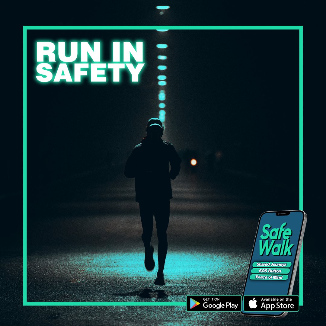 Ever felt vulnerable when running or walking alone on dark nights? 🏃
You're just a few taps away from never travelling alone again with SafeWalk! 🚶📲

Try SafeWalk today!
app.links.safekab.co/customer

 #SafetyFirst #personalsafety #walkingtips #safetytips #SafeWalk #runningtips