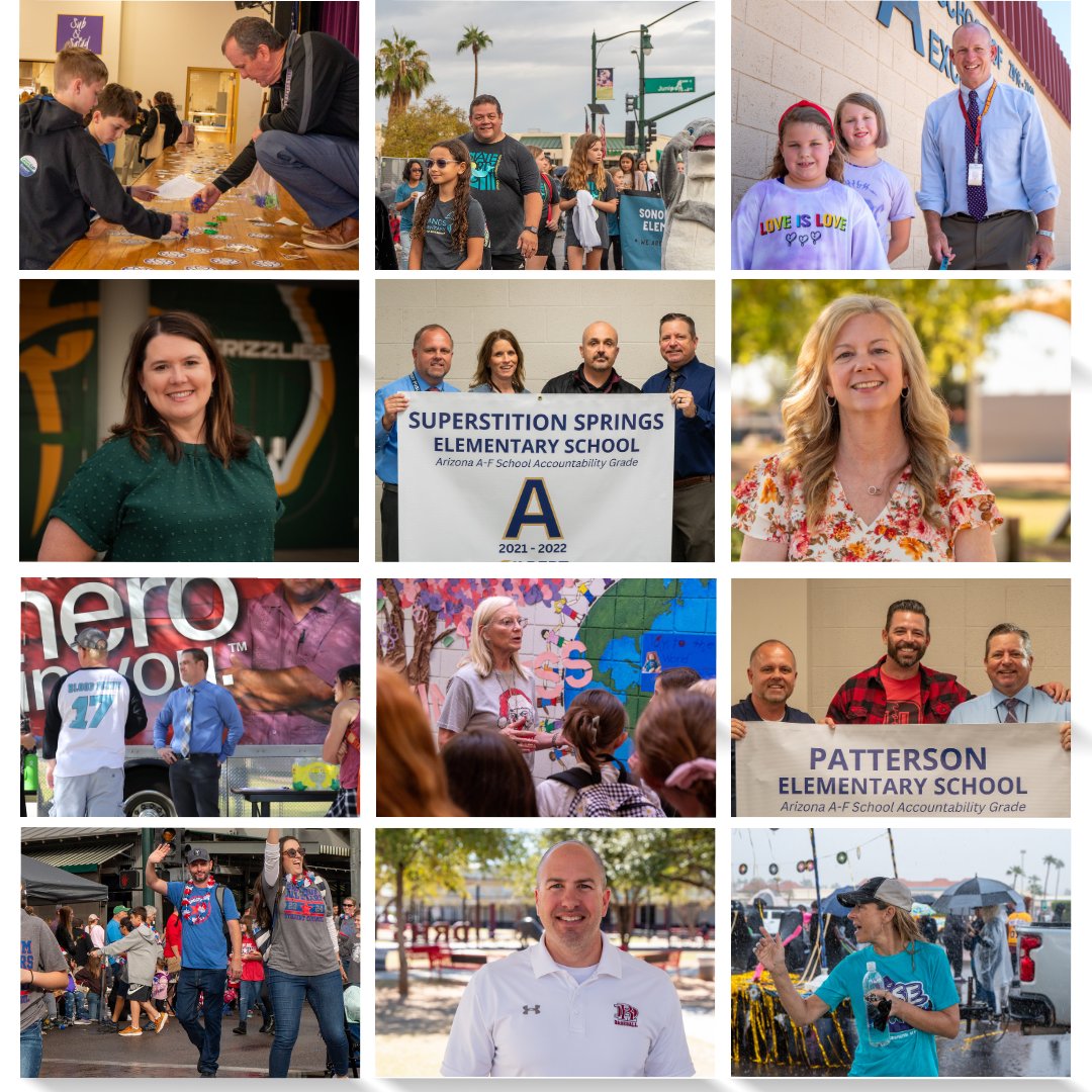 Happy School Principals Day to all of our Principals! Thank you for everything you do every day to support your students, families, and staff! We appreciate you. #SchoolPrincipalsDay #connectcreatecare #gilbertpublicschools