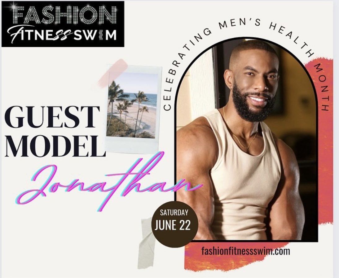 Returning to🤘🏾Houston to walk the runway for a 3rd year to celebrate Men’s Health Month 💪🏾#FashionFitnessSwim benefits AFSP (American Foundation for Suicide Prevention)