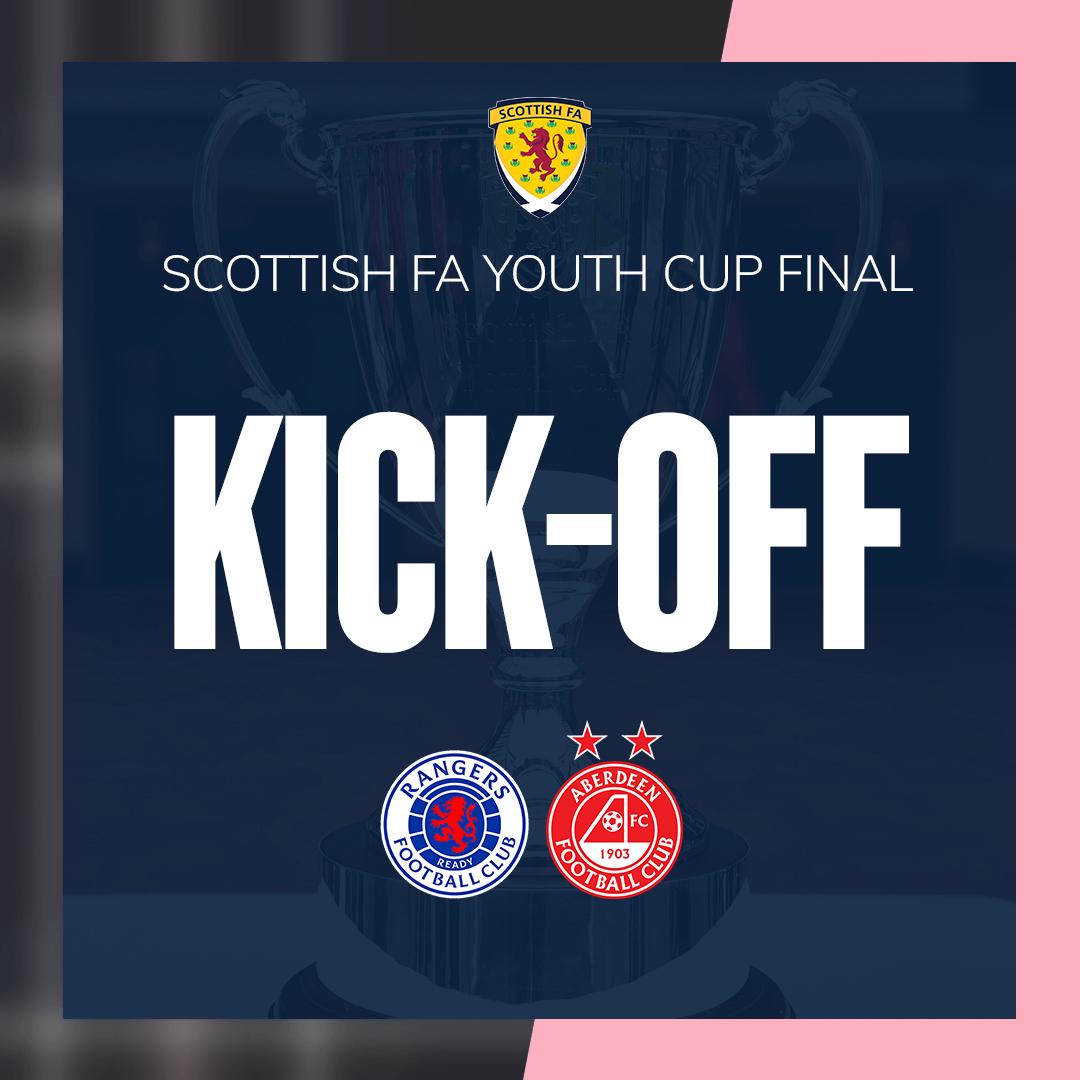 The 2024 @ScottishFA Youth Cup Final has kicked-off at Hampden Park! ➡️ Watch live here: scotfa.co/SYC24 #ScottishYouthCup