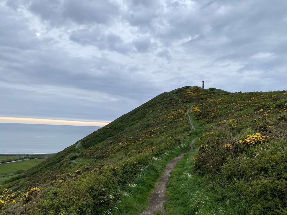 When in Aberystwyth… Full afternoon of meetings at @RCAHMWales including a brilliant presentation on the @HeritageFundCYM funded Pen Dinas project, so it seemed rude not to head up there on #HillfortsWednesday @Toby_Driver1