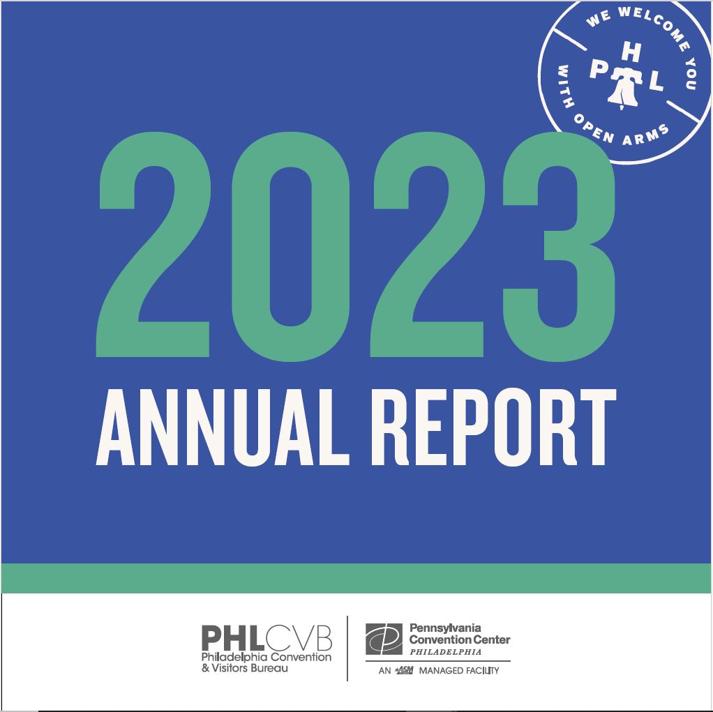 (1/5) Together with @PAConvention, the PHLCVB’s 2023 Annual Report highlights a year of major milestones that included unprecedented partnerships, numerous successful events and conventions, expansions into emerging tourism markets, and much more. ⤵️🧵

#discoverPHL