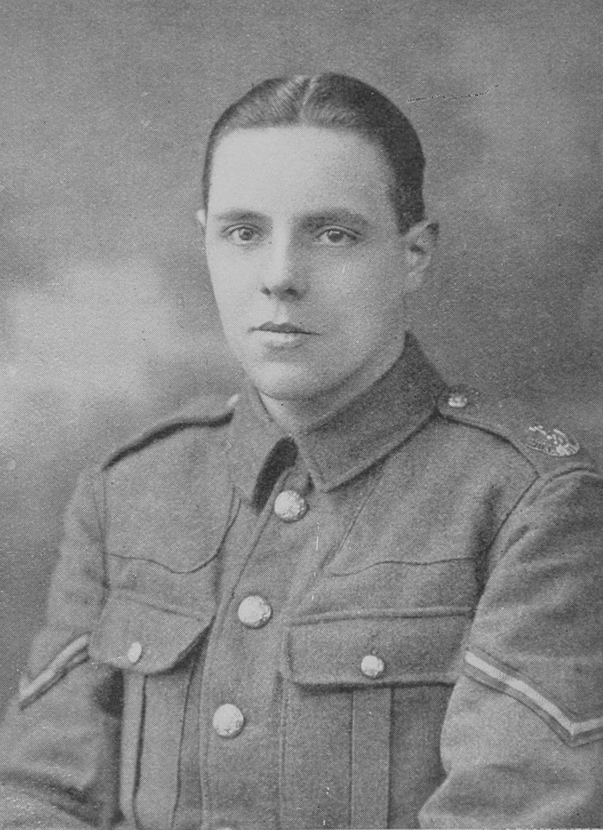 Thomas Frederick Cyril Salt 

Born in #Aberbeeg, he was a 2nd Lieutenant in the SWB. 

He died in April 1915 after being shot in March. 

One comrade said of him,
‘I don't think in this world there was a more conscientious and upright fellow breathing’.

📷@UKPhotoArchive