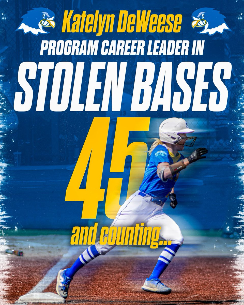 More stolen bases than anyone else who played on College Road! #FlyAbove