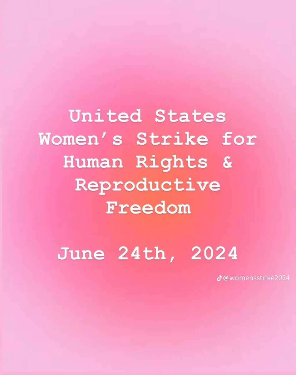 Saw this on tiktok and figured I’d post it around my socials because this handmaiden tale shit is getting out of hand. Women continue to lose rights #Womenrights #WomensRightsAreHumanRights 

womensstrike2024.wixsite.com/women?fbclid=P…