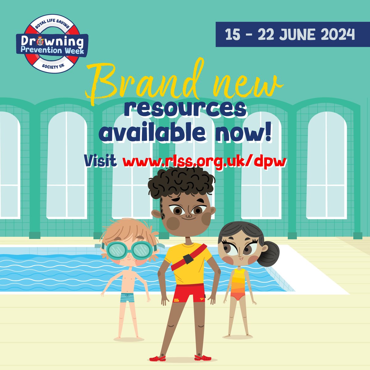 Together, we educated 1.85m children in Water Safety during #DrowningPreventionWeek 2023. Can you help us to reach even more families this year? 🙏 Our amazing suite of free resources (including some brand-new items) are available to download NOW! 😁 rlss.org.uk/dpw