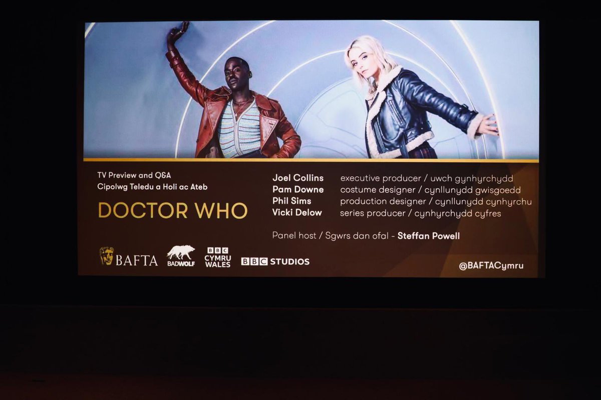 Travelling through time and space and landing at @chaptertweets! Tonight we are very excited to preview episode one from the brand new series of @bbcdoctorwho! #DoctorWho