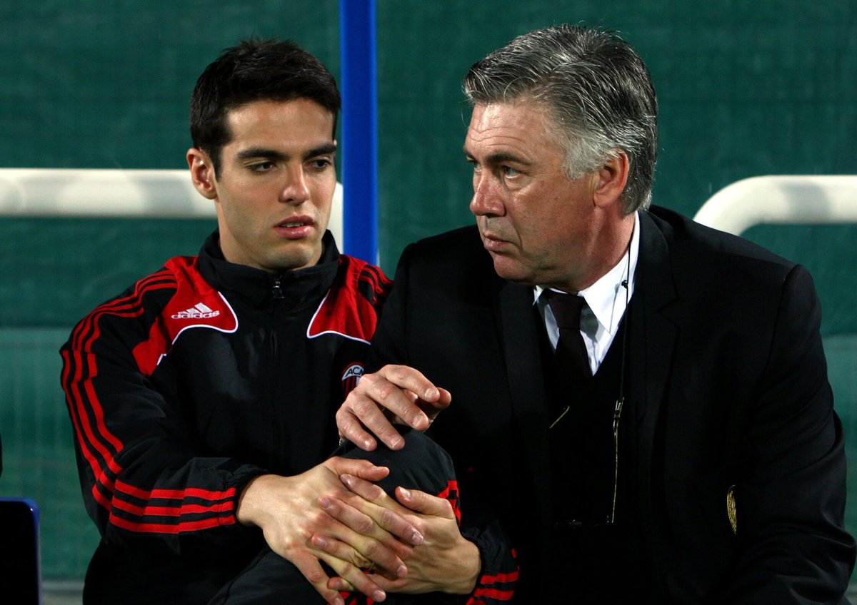 🗣️ Carlo Ancelotti: 'Kaka landed at Malpensa Airport and I put my head in my hands: Eyeglasses, hair perfectly combed, the face of a good boy.'

“All he was missing was schoolbooks and a snack. My god, we signed a college student. Kaka didn’t look anything like a Brazilian…