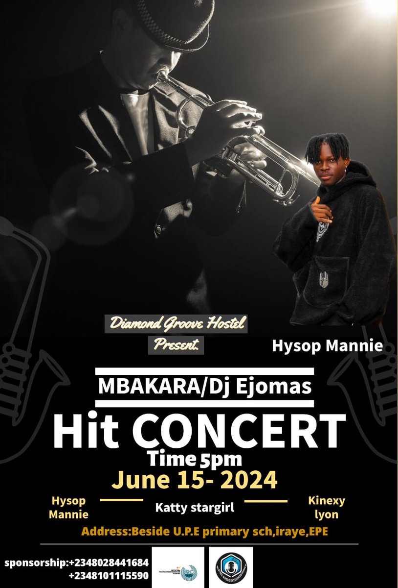 Actually we are presenting Trumafioso record Global Artist in a show coming up in June 15 2024 Fans you're all invited to Diamond Groove Hotel Epe iraye lagos Nigeria