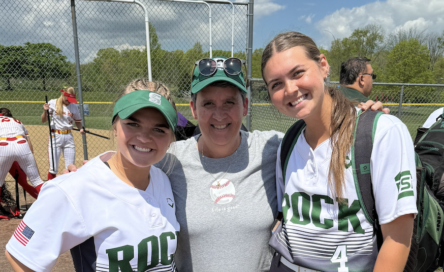 Last week of my sabbatical and I am happy to be watching @SRU_Softball compete in the @PSACsports play-offs. Hard to believe it's been 40(!) years since I played for this team in this tournament. Super proud of our team and especially my students @aubreyaam00 & @juliaannmontiee!