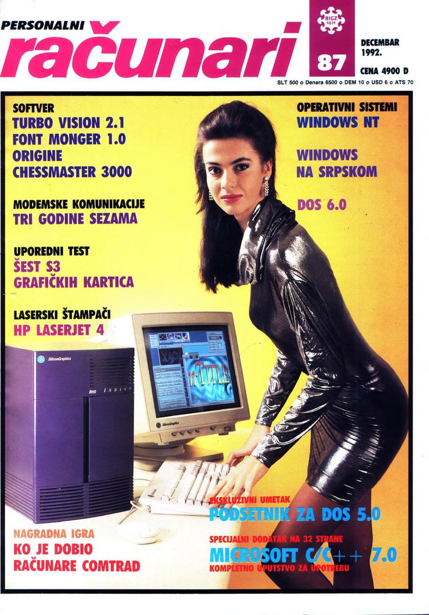 Let's quickly head back to the heyday of Yugoslavian computer magazines: a happy place where kernel panic is unknown and Visual Basic is enough for most people...