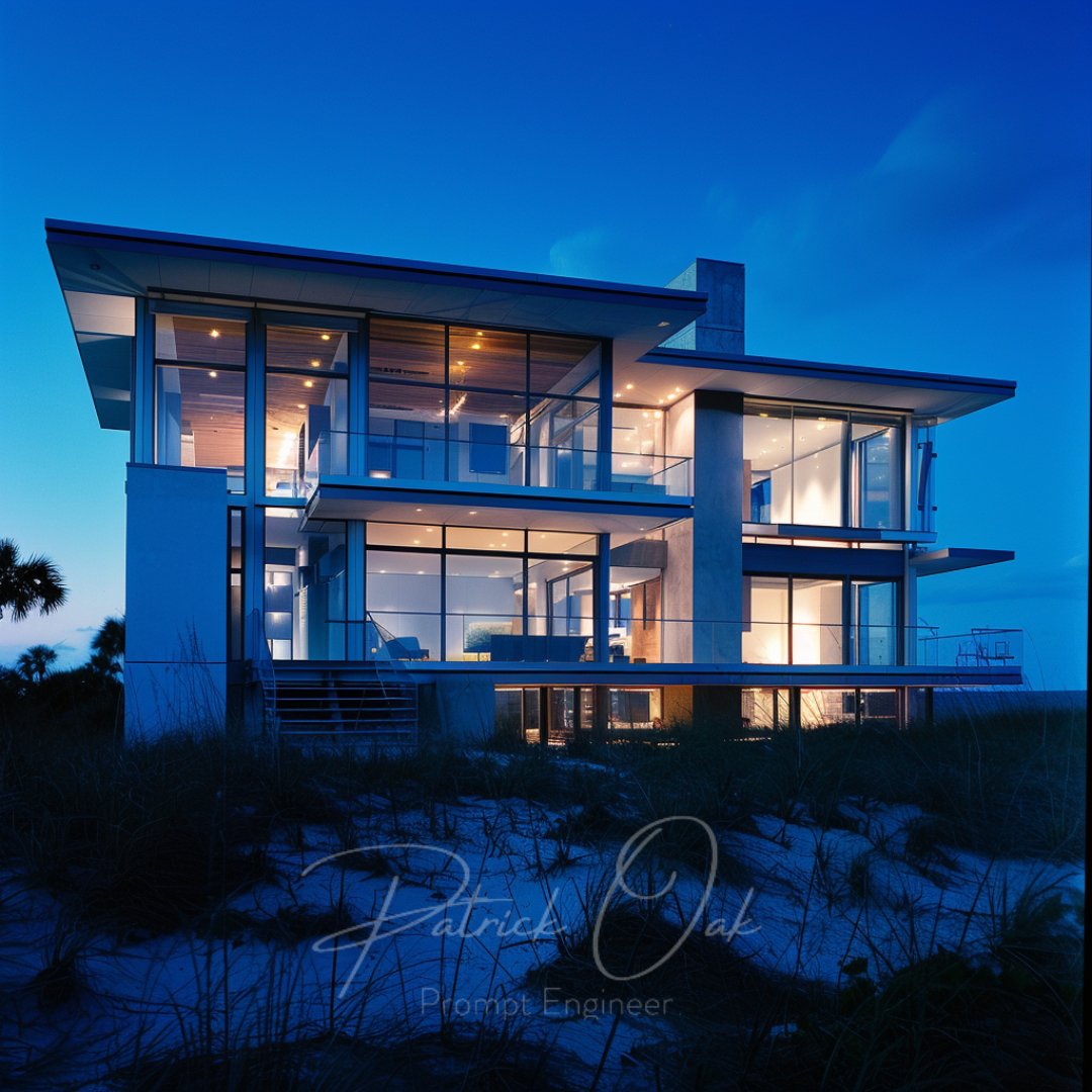 Feel the serenity of the oceanfront breeze in this dream home 🌊🏡 #modern #beachhouse #oceanview #design