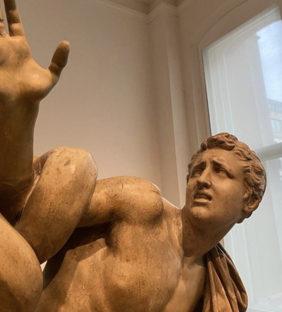 Me when my English friend tells me that they cut spaghetti in half to make them cook faster. (Picture: Lacoonte statue, Royal Academy, London)