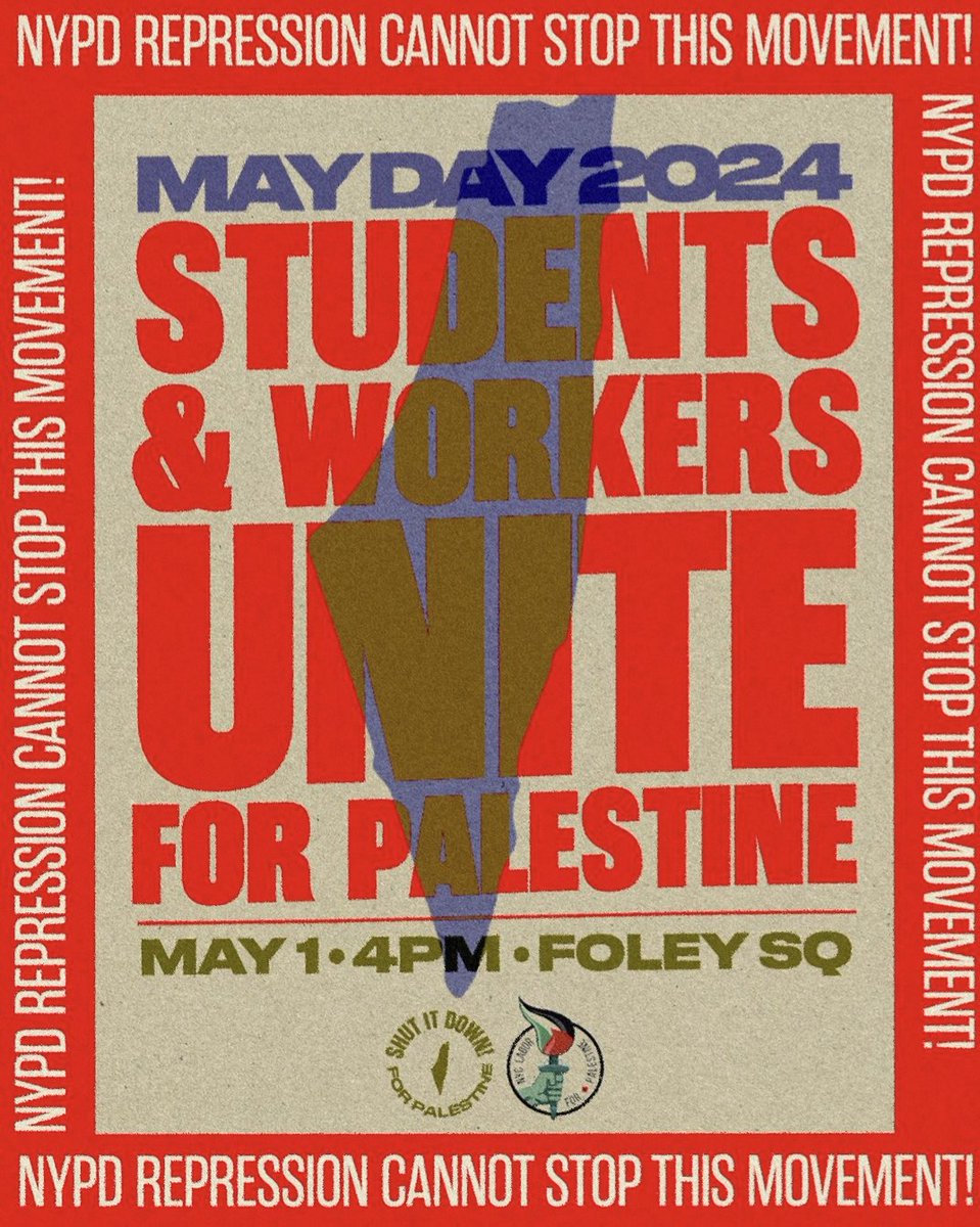4pm today #MayDay #nyc