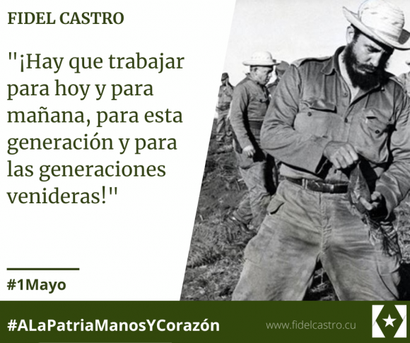 #Fidel 'Hay que trabajar para hoy y para mañana, para esta generación y para las generaciones venideras'
#Azucareros #PorCiroRedondoTodo #LatirAvileño