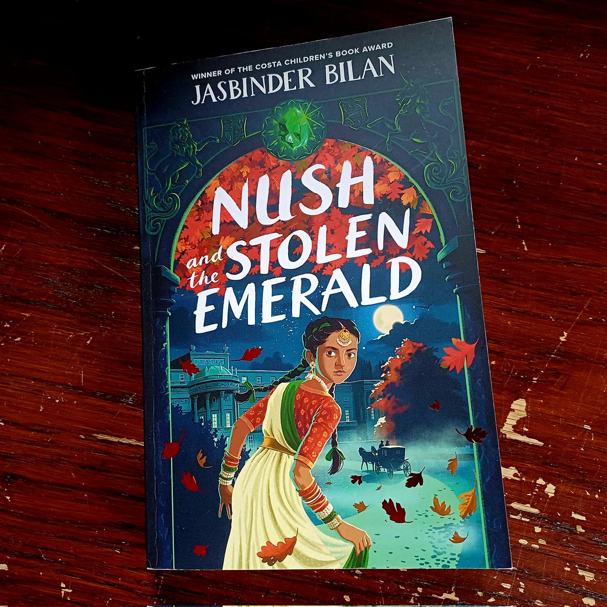 I was curious about @jasinbath's move towards historical fiction and I've got to say, it's a magical fit. #NushAndTheStolenEmerald explores themes of colonialism and equality 
while offering an exhilarating mystery adventure. Thank
 you @chickenhsebooks for my copy. 🙏