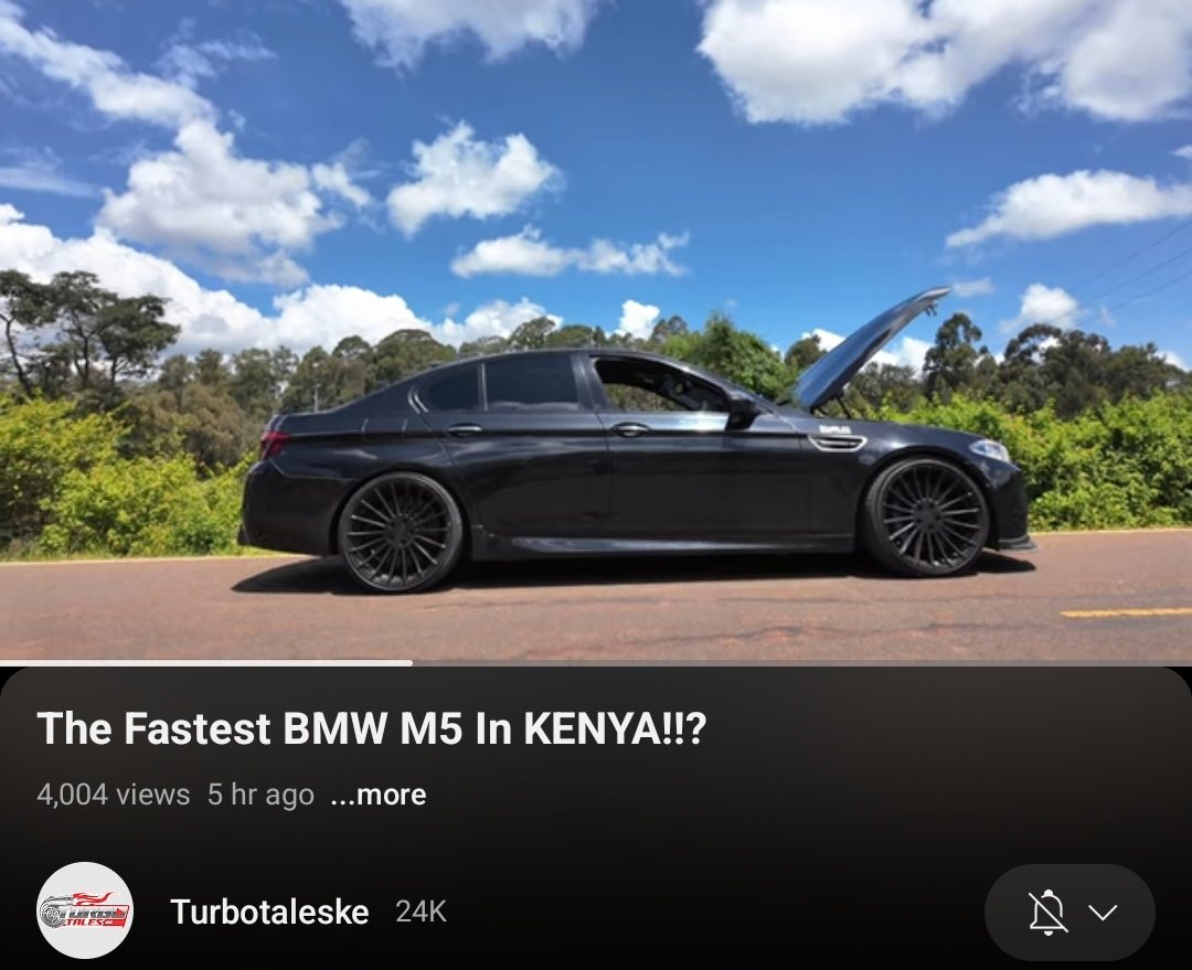 What an amazing content about the Mighty BMW M5 By Turbotaleske ; youtu.be/OZWqDPvuG6M?si… mnachapa kazi sai sana buana 🔥🔥