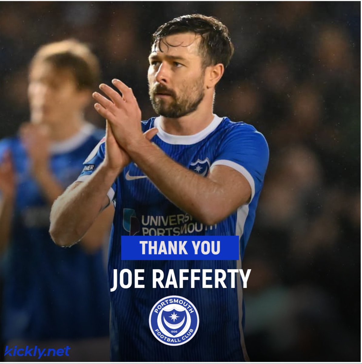 Thank you, Joe Rafferty 🏆 #Pompey