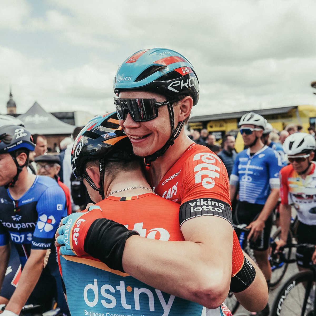 A great week of racing @tourdebretagne ✅🤩 A win and 3 second places. Good job, Lotto Dstny Devo Team! Pictures: Gurvan Sevenou, Tony Esnault & Eric Roustand