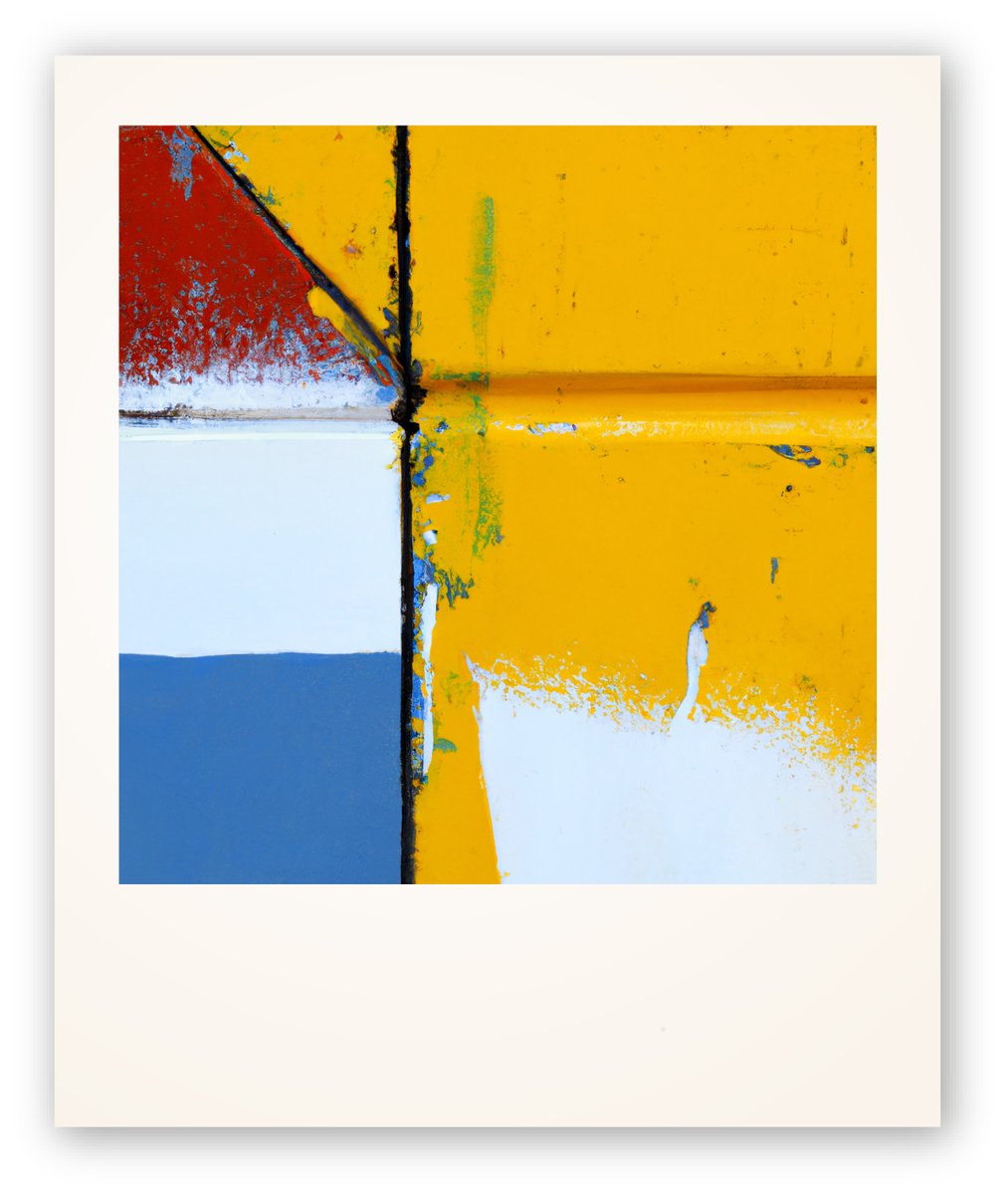 Urban Abstracts in my Polaroids revisited series.    

'Finding Mondrian'