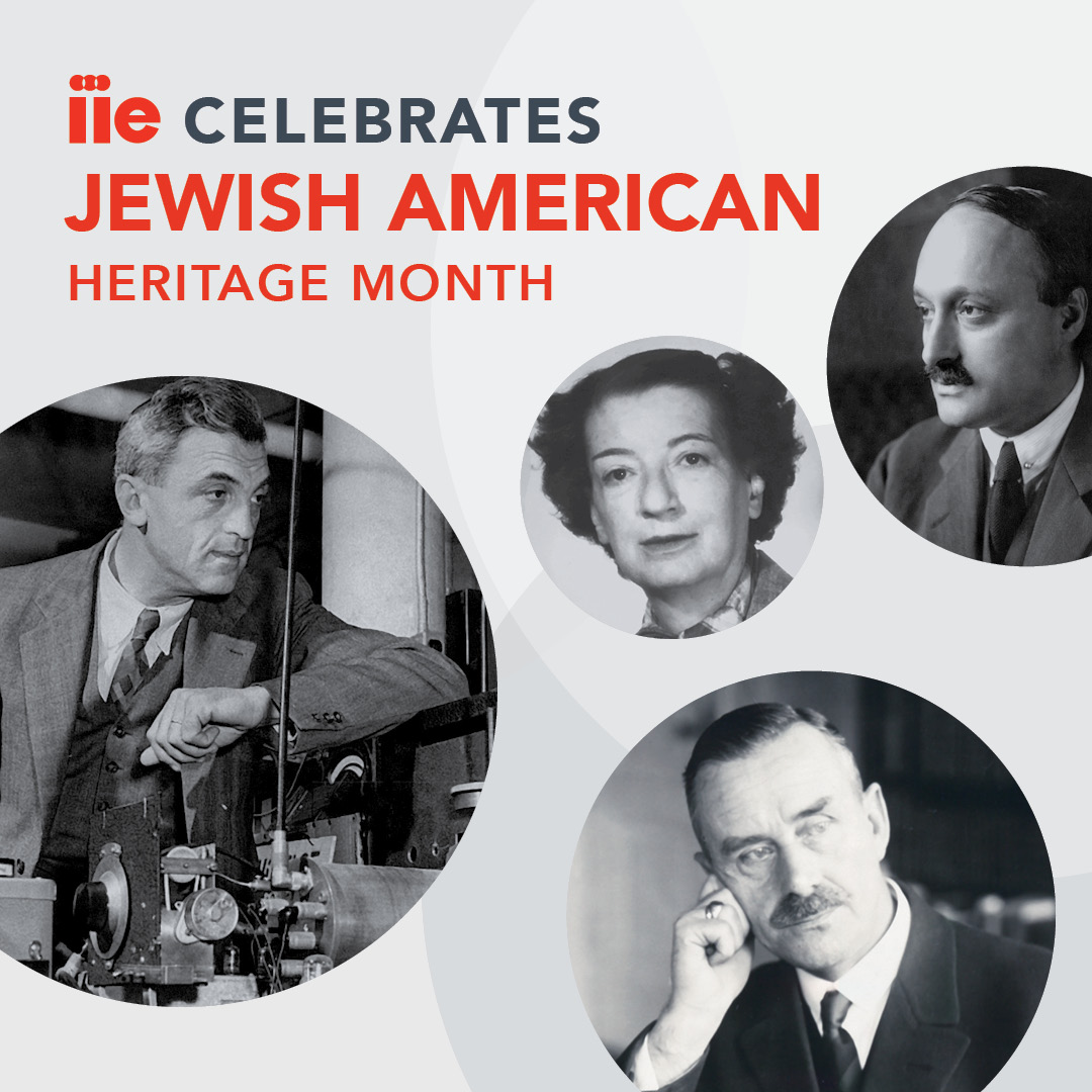 #JewishAmericanHeritageMonth: Did you know that from 1933 to 1945, IIE assisted more than 300 scholars from across Europe, among whom were eventual Nobel Prize winners?