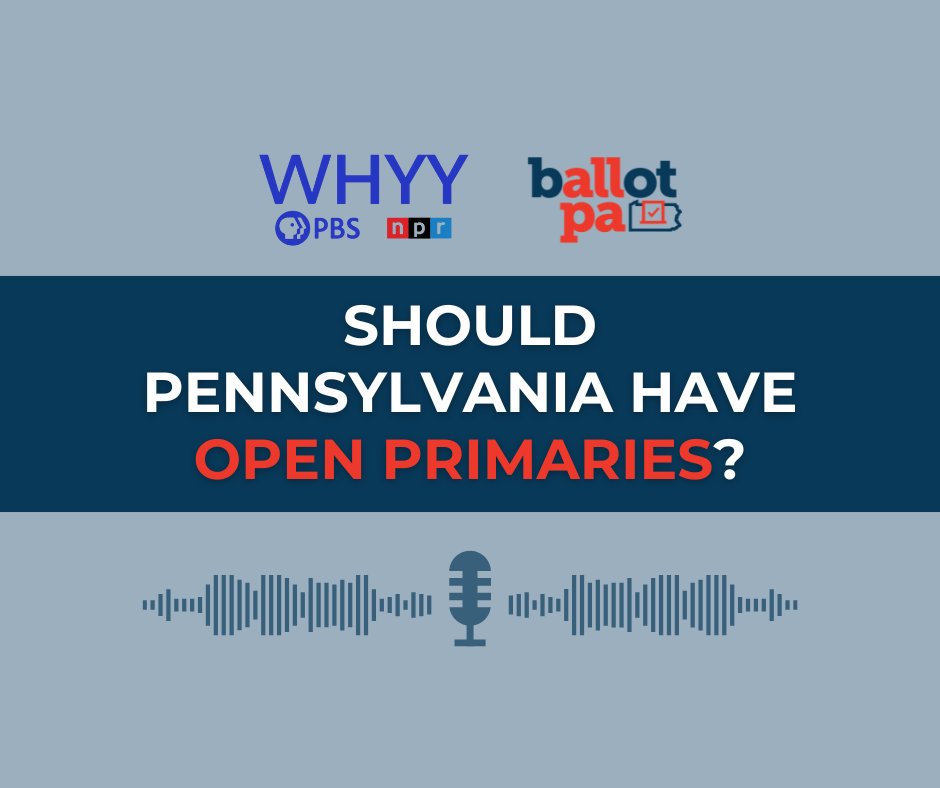 “There’s something fundamentally almost un-American about conscripting people into a party against their will simply to allow them to exercise their vote.” Listen to BPA chair, @davidthornburgh, discuss open primaries. (Segment: 20:45 - 39:17) Listen: tinyurl.com/56keb5np