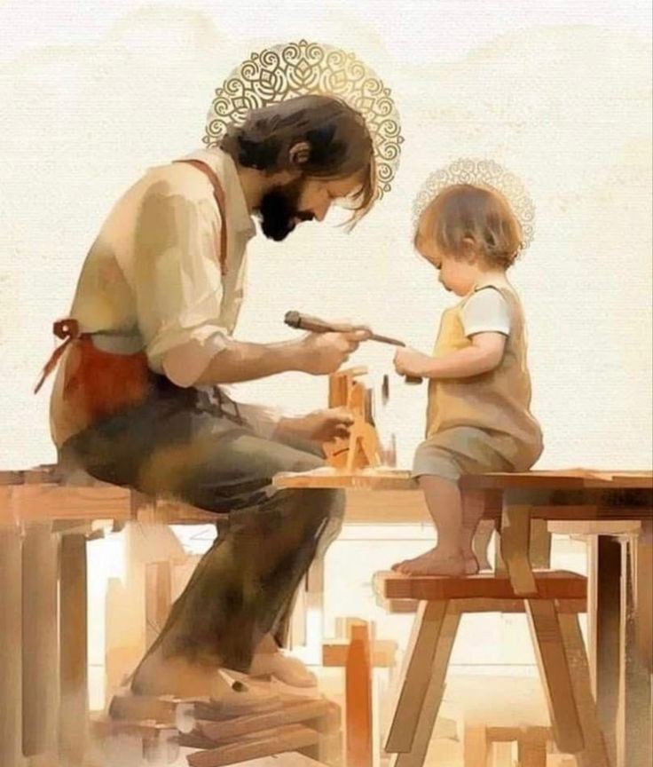 Happy Feast of St. Joseph the Worker! Head of the Holy Family and Model of Workers... #prayforus ❤️