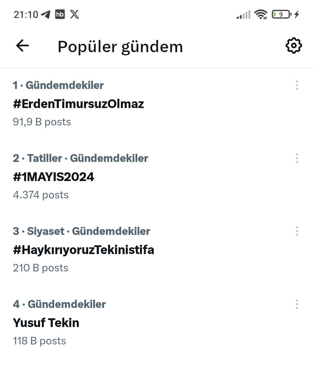 Tweterda kafayı yemek üzere algoritma şaşırtıyor arada 
#HaykırıyoruzTekinistifa