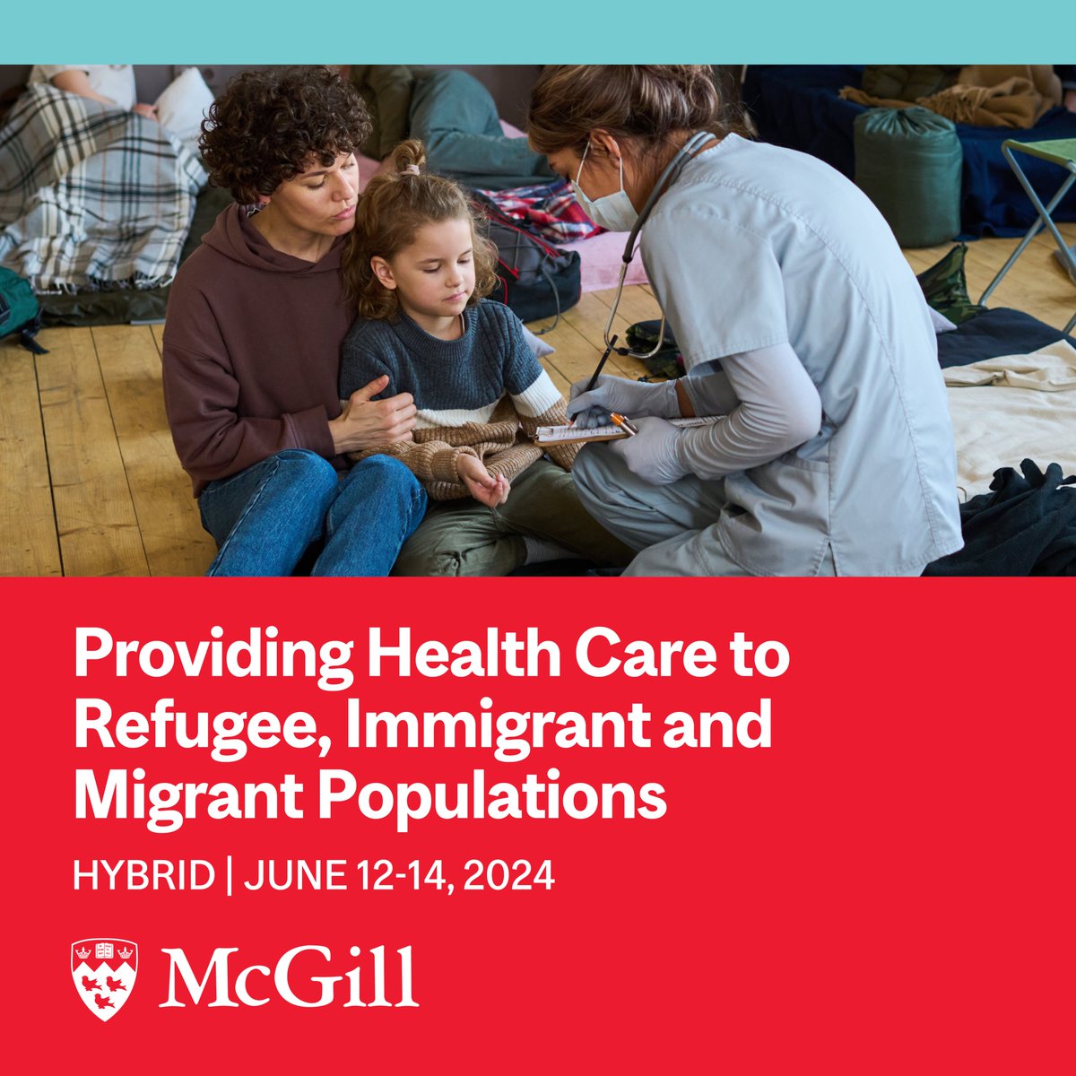 #DYK? Our accredited course 'Providing Health Care to Refugee, Immigrant & Migrant Populations' has an entire day of infectious diseases updates for clinicians. Join us online or in person at @McGillU June 12-14. #RefugeeHealth. #MigrantHealth. #ImmigrantHealth #Healthcareaccess