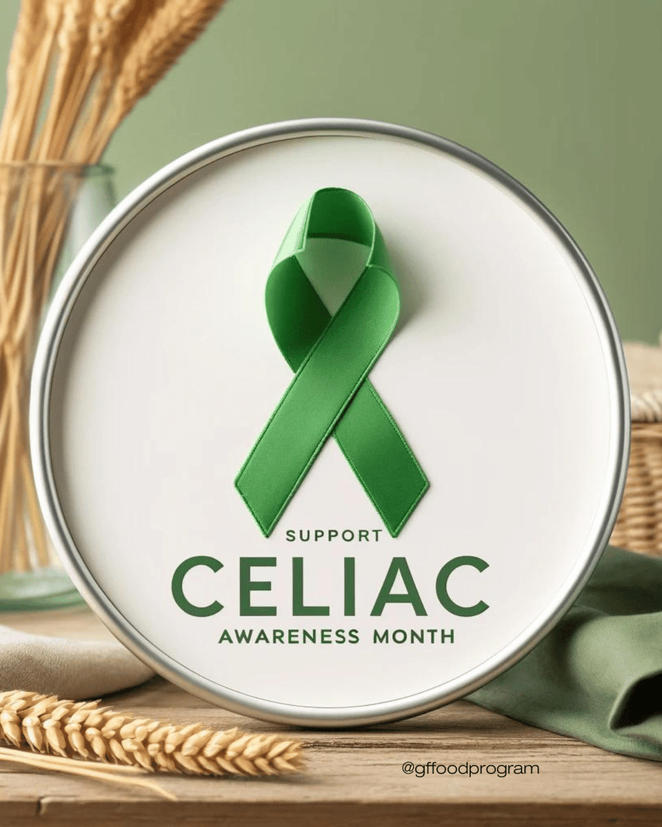 Support Celiac Awareness Month! May is Celiac Awareness Month! Together, we can foster a supportive network and push for better understanding and resources. #celiacawarenessmonth2024 #celiacawareness #glutenfreefoodprogram